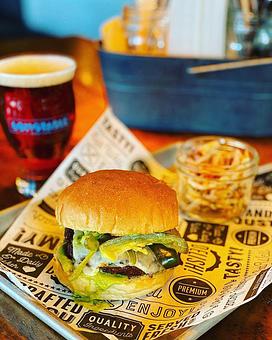 Product: Community Burger - Longtable Beer Cafe in Downtown Middleton - Middleton, WI American Restaurants