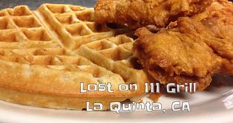 Product: Chicken and Waffles - Lost on 111 Grill in La Quinta, CA American Restaurants