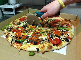Product: This is what delicious looks in a box (supreme) - Lucy's New York Style Pizzeria in Idaho Falls, ID Italian Restaurants