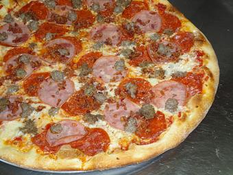 Product: someone say MEATY? - Lucy's New York Style Pizzeria in Idaho Falls, ID Italian Restaurants