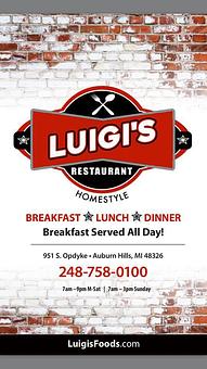 Product - Luigi's Family Restaurant in Auburn Hills, MI American Restaurants