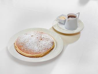 Product: Two buttermilk pancakes with spiced vanilla butter - M.a.c. 24/7 in Waikiki - Honolulu, HI American Restaurants
