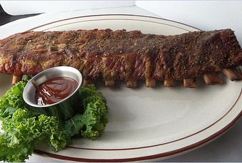 Product: Full Rack Smoked Ribs - Main Street Ed's in Argonne, WI American Restaurants