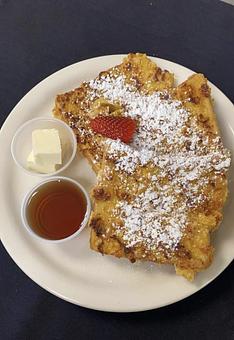 Product: Frosted Flake Crusted French Toast - Maine Street Cafe in Fallon, NV Coffee, Espresso & Tea House Restaurants