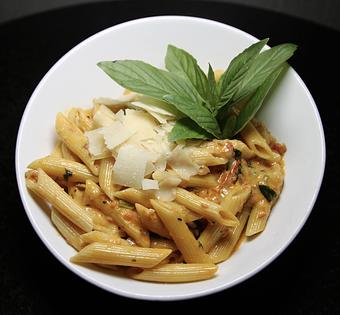 Product: Penne alla Sake - Marco Polo's - For Information and Reservations in Great Neck, NY Bars & Grills