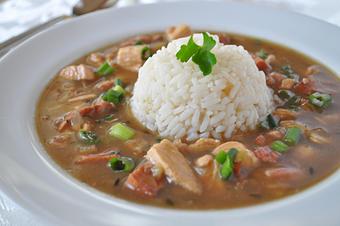 Product: Chicken & Sausage Gumbo-Bowl portion - Mason's Grill in Baton Rouge, LA American Restaurants