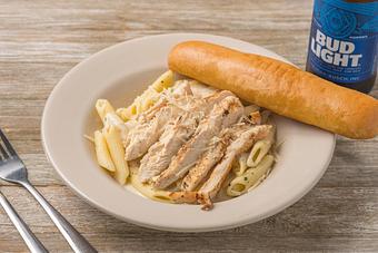 Product: Grilled Chicken Alfredo Pasta (lunch portion) - Mason's Grill in Baton Rouge, LA American Restaurants