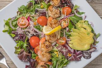 Product: Grilled Shrimp Salad - Mason's Grill in Baton Rouge, LA American Restaurants