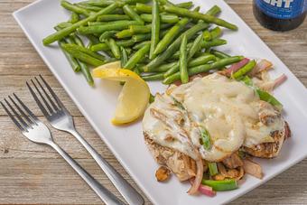 Product: Smothered Chicken Platter - Mason's Grill in Baton Rouge, LA American Restaurants