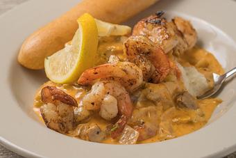 Product: Not Your Ordinary Shrimp & Grits - Mason's Grill in Baton Rouge, LA American Restaurants