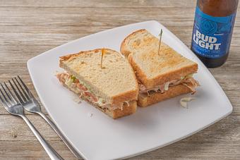 Product: Hot Smoked Turkey Sandwich - Mason's Grill in Baton Rouge, LA American Restaurants