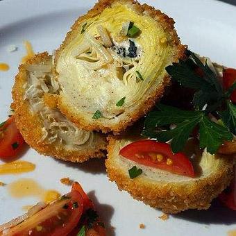 Product: Breaded Stuffed Artichoke Hearts - Maui Pasta in Gainey Ranch - Scottsdale, AZ Italian Restaurants