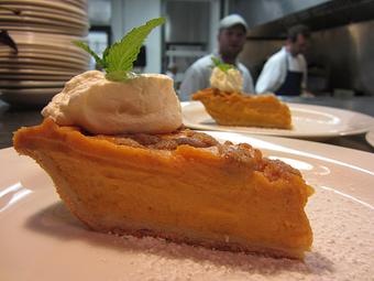 Product: Sweet Potato Pie - Maya in Midtown - Charlottesville, VA Comfort Foods Restaurants