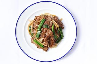 Product: Scallion Style with sliced beef - Mazu Szechuan in New York, NY Bars & Grills