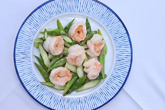 Product: Chef's Special- Shrimp Asparagus - Mazu Szechuan in New York, NY Bars & Grills