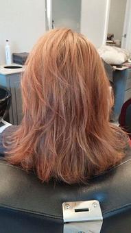 Product: Fine but layered very heavy to get texture and fullness. - Meadow Street Styles in Hadley, MA Restaurants/Food & Dining