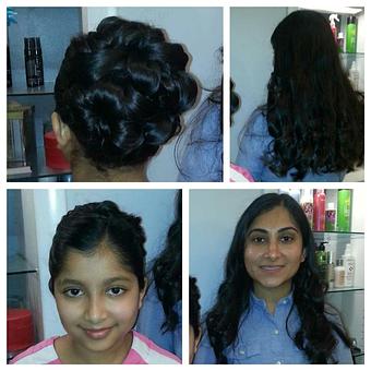 Product: Special Occasion, Up do, and Flat iron curls. - Meadow Street Styles in Hadley, MA Restaurants/Food & Dining