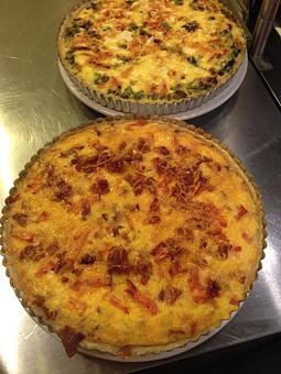 Product: Meat and veggie quiche - Micro Diner in Pittsburgh, PA American Restaurants