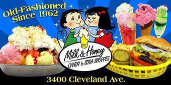 Product - Milk and Honey Ice Cream and Restaurant in Canton, OH Hamburger Restaurants Product - Milk and Honey Ice Cream and Restaurant in Canton, OH Hamburger Restaurants