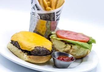 Product: PRIME ANGUS BURGER Exclusive blend - Mill Creek Tavern in Bayville, NY American Restaurants