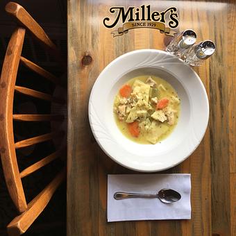 Product: Chicken Pot Pie - Miller's Smorgasbord in Ronks, PA American Restaurants