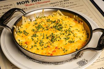 Product: Baked macaroni with cheese - Mon Ami Gabi in Bethesda, MD French Restaurants
