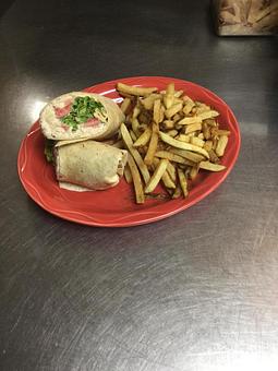 Product: Chicken Salad Wrap - Monet's Italian Grill & Pizzeria in Blairsville, GA American Restaurants