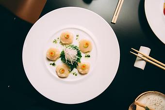 Product: Chef Naoki's Scallop Sashimi - Naoki Sushi in Lincoln Park - Chicago, IL Sushi Restaurants