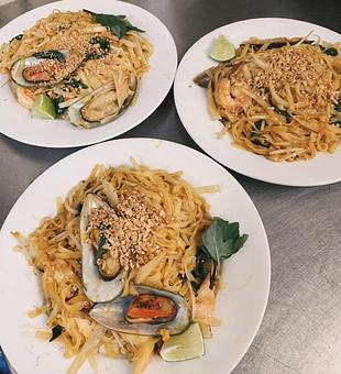 Product: with seafood - Nguyen's Kitchen in Cohasset, MA Bars & Grills