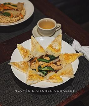 Product: with crispy rice noodles - Nguyen's Kitchen in Cohasset, MA Bars & Grills