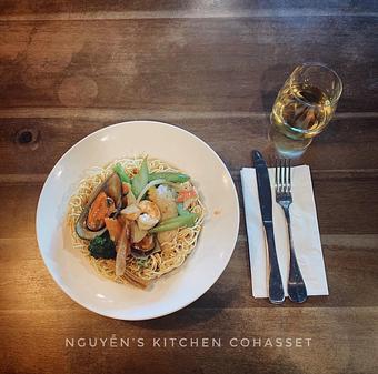 Product: With Crispy yellow noodles - Nguyen's Kitchen in Cohasset, MA Bars & Grills