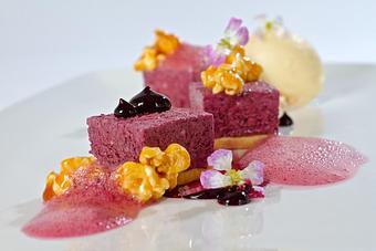 Product: Frozen Blueberry Mousse - Nine Ten in La Jolla Village - La Jolla, CA American Restaurants
