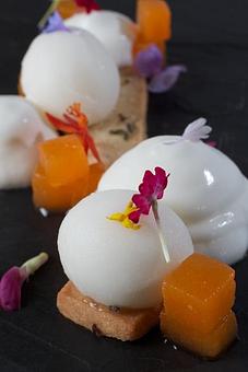 Product: Lemon Verbena Sorbet  - Nine Ten in La Jolla Village - La Jolla, CA American Restaurants