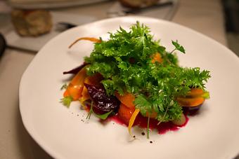 Product: BABY BEET & PERSIMMON SALAD - Nine Ten in La Jolla Village - La Jolla, CA American Restaurants