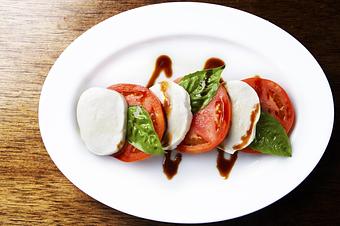 Product: Fresh mozzarella, tomato, basil, balsamic glaze - Novecento Brickell in Miami, FL Steak House Restaurants