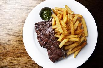 Product: Grilled skirt steak, chimichurri sauce - Novecento Brickell in Miami, FL Steak House Restaurants