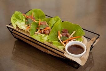 Product: Ahi Poke Lettuce Wraps - OC Brewhouse in Anaheim - Garden Grove, CA American Restaurants