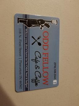 Product: Easy Gift Giving with that Personal Touch! - Odd Fellow Cafè & Coffee in Pierceton, IN Coffee, Espresso & Tea House Restaurants