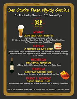 Product - One Station Plaza Beer Garden & Eatery in Bayside, NY American Restaurants