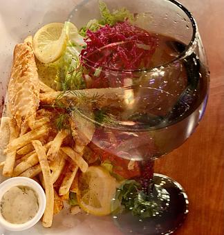 Product: hree-piece Alaskan Amber beer battered - Orabis Greek Mediterranean Restaurant in Cedar Hill, TX Mediterranean Restaurants