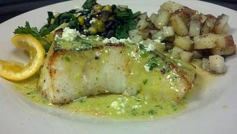 Product: Cucumber Lime Sea Bass - Osorio's Latin Fusion in Appleton, WI American Restaurants