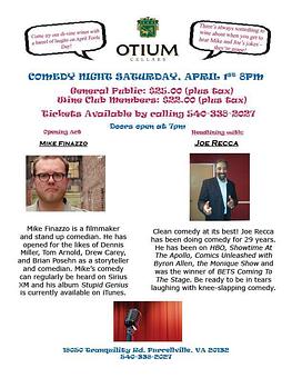 Product: Come try our di-vine wines with a barrel fool of laughs on April Fools Day! - Otium Cellars in Purcellville, VA Bars & Grills