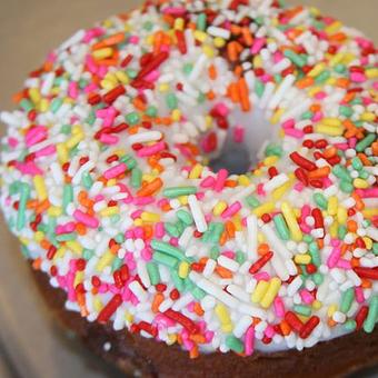 Product: Cake Dona Blanca Sprinkles - Panchita’s Kitchen & Bakery in North Park - San Diego, CA Bakeries