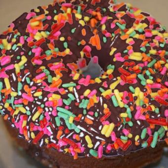 Product: Cake Dona Choco Sprinkles - Panchita’s Kitchen & Bakery in North Park - San Diego, CA Bakeries