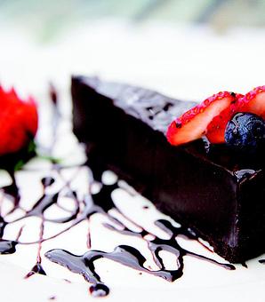 Product: Gluten Free Chocolate Cake - Pandora's Pizza in Encinitas, CA Italian Restaurants