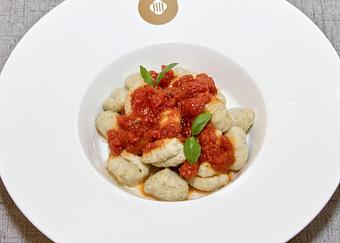 Product: Buckwheat gluten free potato gnocchi with tomato and basil sauce. - Patavini in Columbus Circle - New York, NY Italian Restaurants
