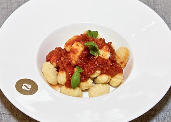 Product: Plain organic potato gnocchi with tomato and basil sauce. - Patavini in Columbus Circle - New York, NY Italian Restaurants