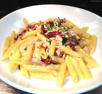 Product: Penne al Salmone - Pazzo Pomodoro in Ashburn, VA Italian Restaurants