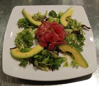Product: Italian style tuna tartare served with avocado & mixed greens - Pazzo Pomodoro in Vienna, VA Italian Restaurants