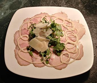 Product: Seared veal carpaccio with a tuna sauce - Pazzo Pomodoro in Vienna, VA Italian Restaurants